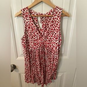 Maternity Cotton blend Red & white blouse